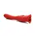 Kiss and Tell Pro dvostrani vibrator crveni - fleksibilni silikon, vodootporan