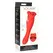 Kiss and Tell Pro dvostrani vibrator crveni - fleksibilni silikon, vodootporan
