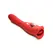 Kiss and Tell Pro dvostrani vibrator crveni - fleksibilni silikon, vodootporan