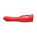 Kiss and Tell Pro dvostrani vibrator crveni - fleksibilni silikon, vodootporan