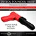 XR Brands Thrusting Pistola Silicone Vibrator Red Waterproof USB