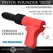 XR Brands Thrusting Pistola Silicone Vibrator Red Waterproof USB