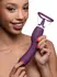 XR Brands Lickgasm 8-Mode Intimate Licking & Suction Device Purple