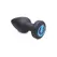 E-Stim Pro Silicone Vibrating Plug with Remote - 5 Modes, Black