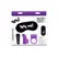 XR Brands 4-Piece Intimate Set for Couples - Silicone, Waterproof, USB