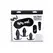 XR Brands Backdoor Adventure Kit 5-Piece Silicone Plug Set & Vibrating Bullet
