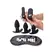 XR Brands Backdoor Adventure Kit 5-Piece Silicone Plug Set & Vibrating Bullet