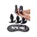 XR Brands Backdoor Adventure Kit 5-Piece Silicone Plug Set & Vibrating Bullet