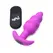 BANG Swirl Silicone Plug with 21 Modes & Remote Control, Black