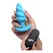 BANG Swirl Silicone Anal Plug with Remote Control, 21 Vibration Modes