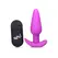 BANG Silicone Vibrirajući Čep sa Daljinskim, 21 Režim, Vodootporan