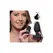 XR Brands Driller Vibrating Anal Plug with Remote, Black Silicone, Medium