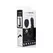 XR Brands Silikonski Motion System Plug sa Daljinskim Upravljanjem, Crni