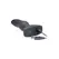 XR Brands Slim M Curved Plug with Rotating Beads & Remote, Black