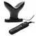 XR Brands Master Series 10-Mode Expanding Plug with Remote Control Black