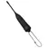 XR Brands Cadence silikonski vibrirajući uretralni umetak 18,5 cm crni