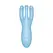 Satisfyer Threesome 4+ Lay-On intimni uređaj sa aplikacijom roze
