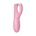 Satisfyer Threesome 4+ Lay-on vibrator Bluetooth kontrola aplikacijom roze