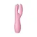 Rocks-Off Threesome 3 Lay-On multi-zonski vibrator, silikon, crna