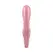 Satisfyer Hug Me intimni dvomotorni silikonski sistem roze Bluetooth
