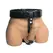 Strict Leather Black Adjustable Harness for Men with Plug Holder