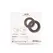 Shots No.86 Dual Comfort Silicone Ring Set Medium & Large Black
