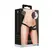 Sinner Gear Dvostruki Silikonski Podesivi Strap-On Sistem Crni
