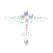 Bijoux Indiscrets Bling Chest Stickers Luminous Body Art Decorations