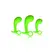 Ouch! Prostate Kit Set of 3 Glow-in-the-Dark Silicone Plugs