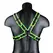 Ouch! Cross Armor Harness S/M - Glow in the Dark, Adjustable Fit