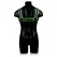 OUCH! Chest Harness Glow-in-the-Dark L/XL Adjustable Neon Green