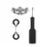 EasyToys Bondage set 3 u 1 - Čipkana maska, kožni lopar, krzneni lisice