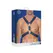 Scottish Adjustable Leather Harness S/M - Bonded Leather & Steel Details