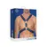 Scottish Bonded Leather Chest Harness L/XL with Stainless Steel O-Rings