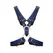 Scottish Bonded Leather Chest Harness L/XL with Stainless Steel O-Rings