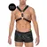 Scottish Bonded Leather Body Harness L/XL with Stainless Steel Elements