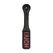 OUCH! Leather Paddle Reversible Imprint Stitched - Black
