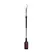 Ouch! Crop Kratki pravougaoni paddle sa otiskom, crni, 32cm