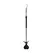 LoversPremium Heart-Shaped Crop Black Lace Accent Long Handle