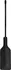 Ouch! Crop Short Handle Rectangular Model with Reversed Imprint Black