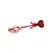 Ouch! Heart-Shaped Crop Red Lace - Short Handle, Elegant Design