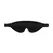 OUCH Leather Eye Mask with Red Contrast Layer - Adjustable Strap