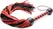 XR Brands Antilop Flogger Crveno-Crni Pleteni Držač 53 cm