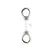 Pipedream Metal Handcuffs with Safety Release, Silver Finish