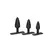 Bum-Tastic Trainer Set Silicone Anal Plug Kit with Adjustable Harness