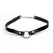 Lush Pet Ring Narrow Choker Black PU Leather Adjustable Collar