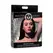 XR Brands Master Series Heart Lock PU Leather Choker Black 18.25in