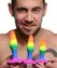 XR Brands Rainbow silikonski analni trener set - 3 komada, gradualni čepovi