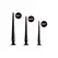 XR Brands Master Series Slim Tapered Flexible Anal Hose Set, 3 Sizes