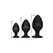 XR Brands Triple Juicers silikonski analni trener set - gradualne veličine